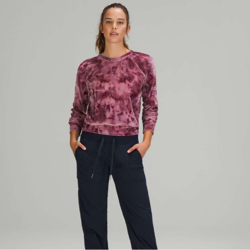 Lululemon Velour Warm Down CrewInterstellar Cassis Multi